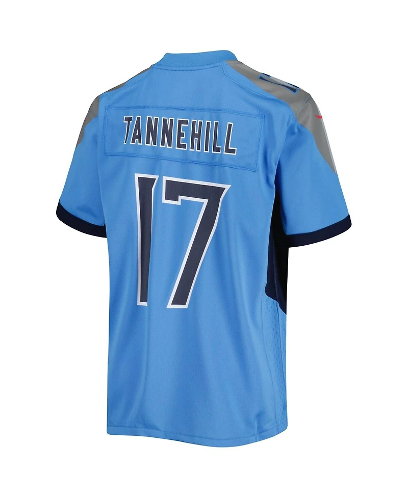 Nike Big Boys Ryan Tannehill Light Tennessee Titans Game Jersey
