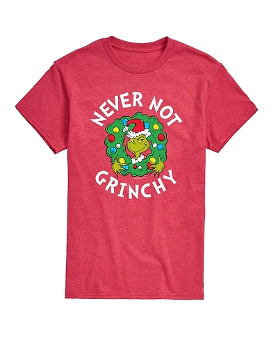 Airwaves Men's Dr. Seuss The Grinch Never Not Grinchy Graphic T-shirt