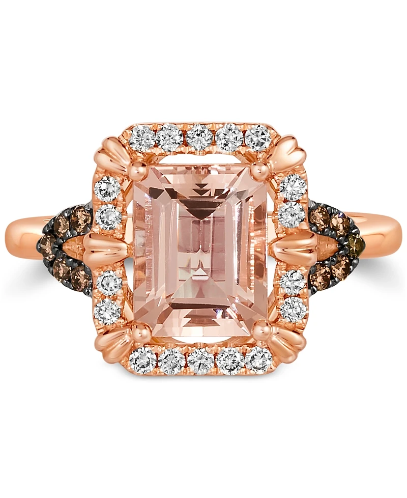 Le Vian Peach Morganite (1-3/4 ct. t.w.) & Diamond (1/3 ct. t.w.) in 14k Rose Gold