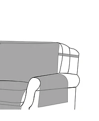 Greenland Home Fashions Gold-tone Rush Loveseat Protector, 103" x 76"