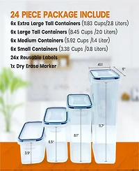 Cheer Collection Air Tight Food Storage Container