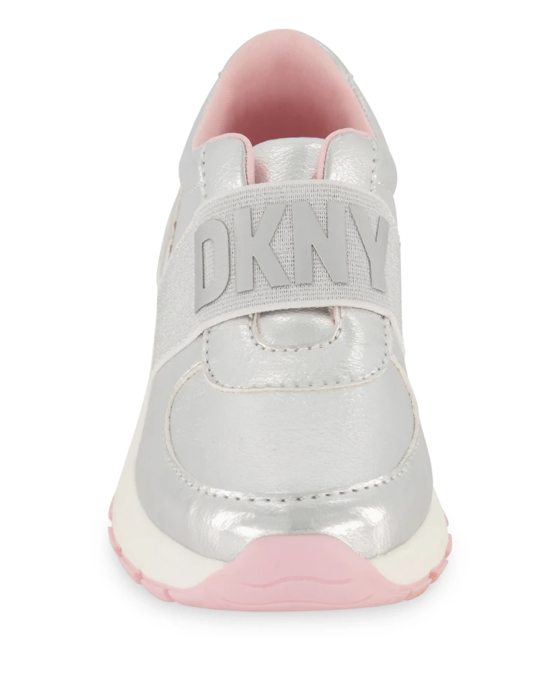 Dkny Little Girls Danni Empress Metallic Slip On Sneaker