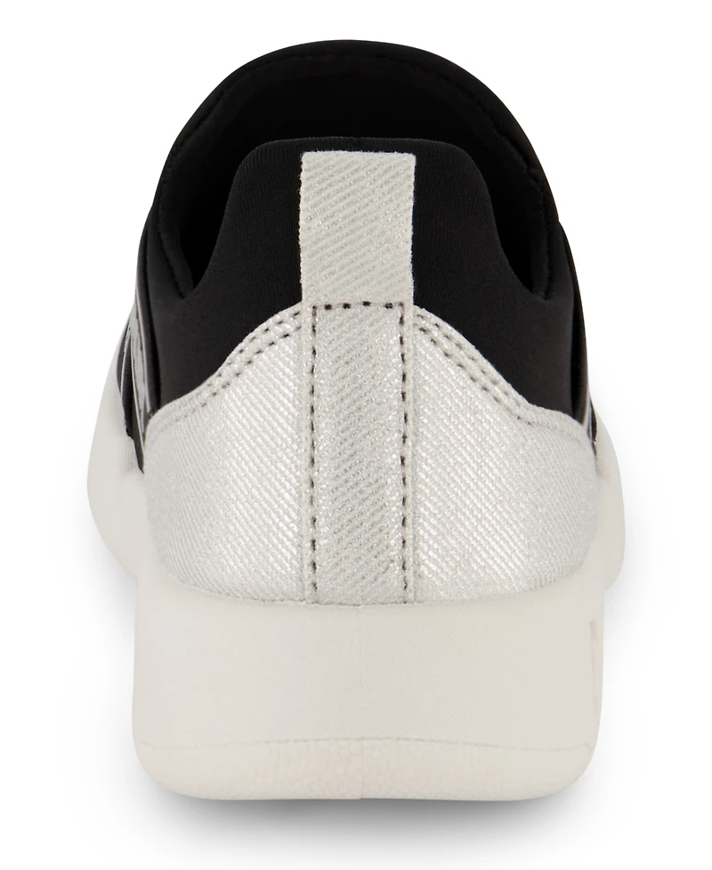 Dkny Toddler Girls Mia Stretch Pull Tag Slip On Sneaker