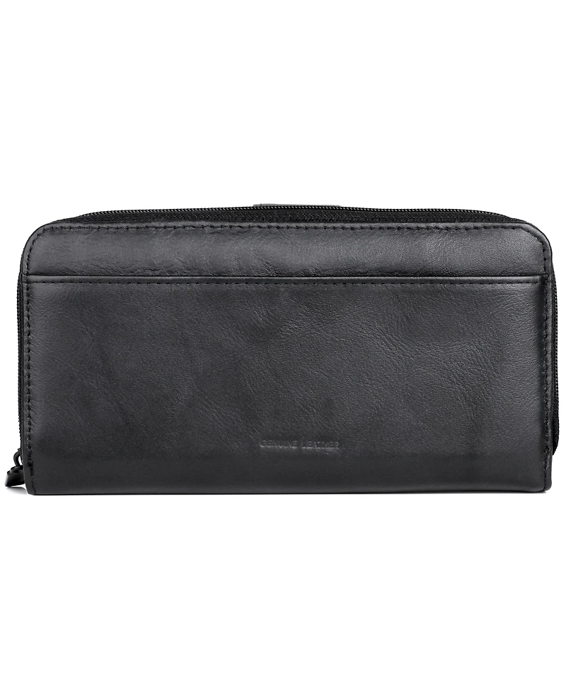 Julia Buxton Women's Mini Heiress Checkbook Wallet