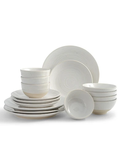 Sango Siterra Round 16 Piece Dinnerware Set, Service for 4