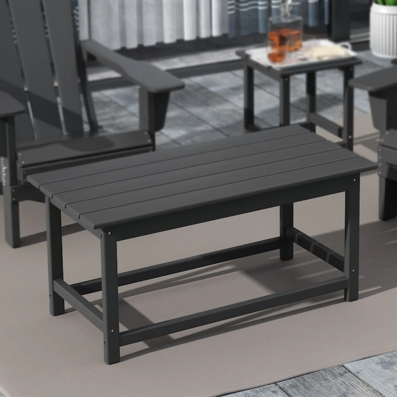 WestinTrends Outdoor Patio Classic Adirondack Coffee Table