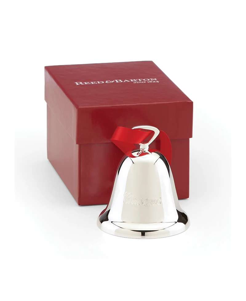 Reed & Barton Ringing in The Season Christmas Bell Silver-Plated Ornament