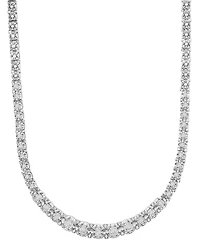 Wrapped in Love Diamond Graduated 20" Statement Necklace (1/2 ct. t.w.) in Sterling Silver, Created for Macy's