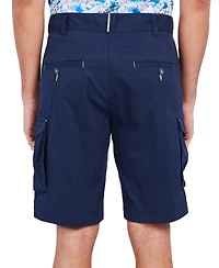 Society of Threads Men's Slim-Fit Stretch Cargo Shorts