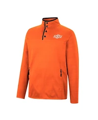 Men's Colosseum Orange Oklahoma State Cowboys Rebound Quarter-Snap Jacket