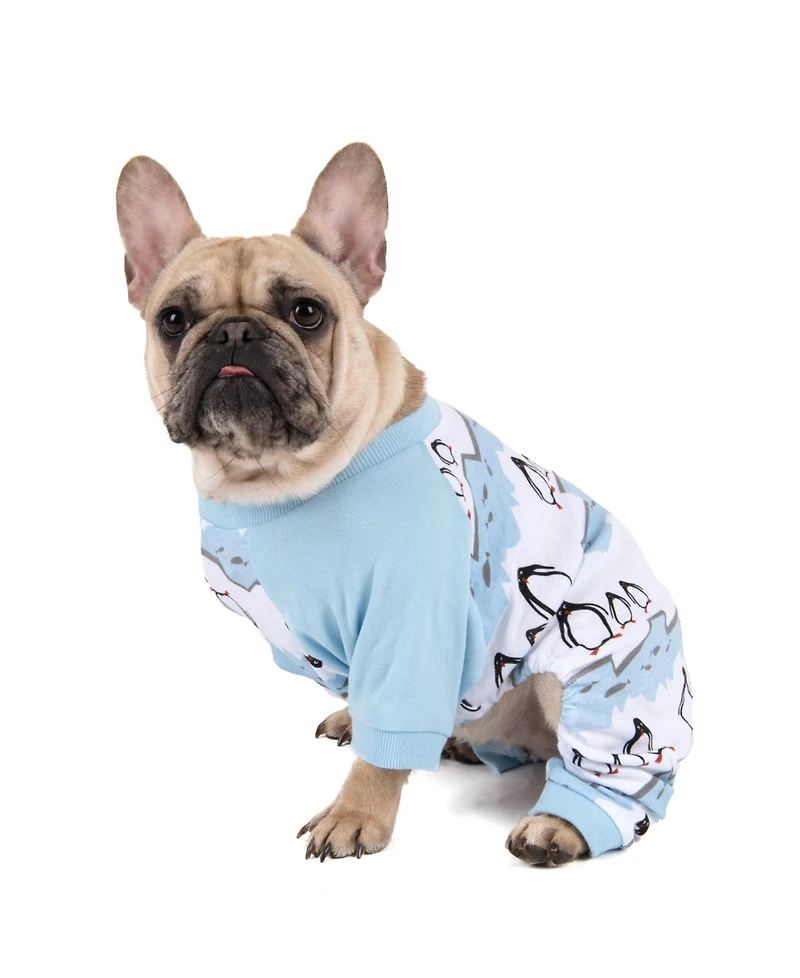 Leveret Dog Cotton Pajamas, Penguin Print , Matching Family Christmas Pajamas