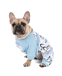 Leveret Dog Cotton Pajamas, Penguin Print , Matching Family Christmas Pajamas
