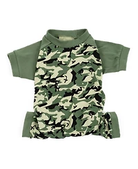 Leveret Dog Cotton Pajama Camouflage