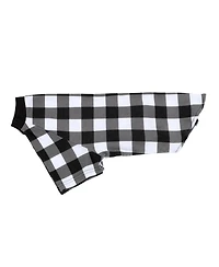 Leveret Big Dog Cotton Pajama Plaid Black and White
