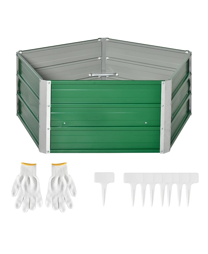 40'' Raised Garden Beds for Vegetables Large Metal Planter Box