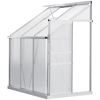 Outsunny 6' x 4' Walk-in house for Outdoor w/ Roof Vent Sliding Door