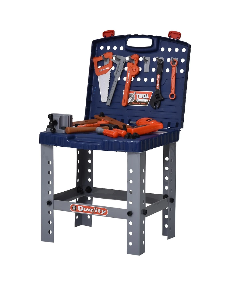 Qaba 68 Pcs Kids Workbench and Construction Toy