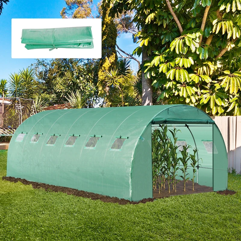 Outsunny 19.7' x 9.8' x 6.6' house Cover Replacement,