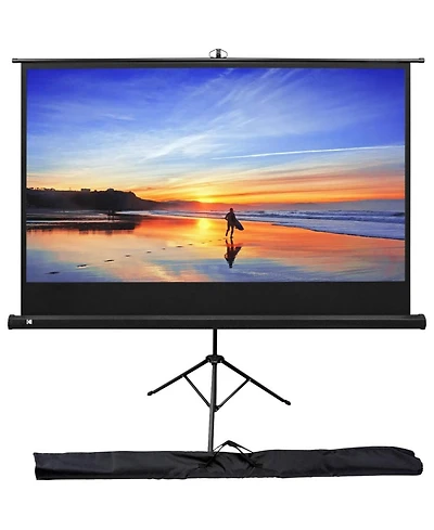 Kodak 80" Portable Projector Screen with Stand & Lightweight Carry Bag
