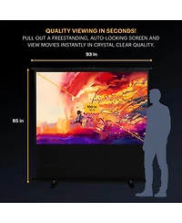 Kodak 100" Portable Projector Screen with Stand and Carry Case