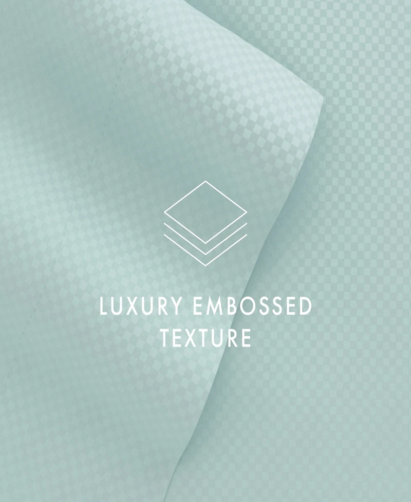 ienjoy Home Expressed Embossed Checkered -Pc. Sheet Set