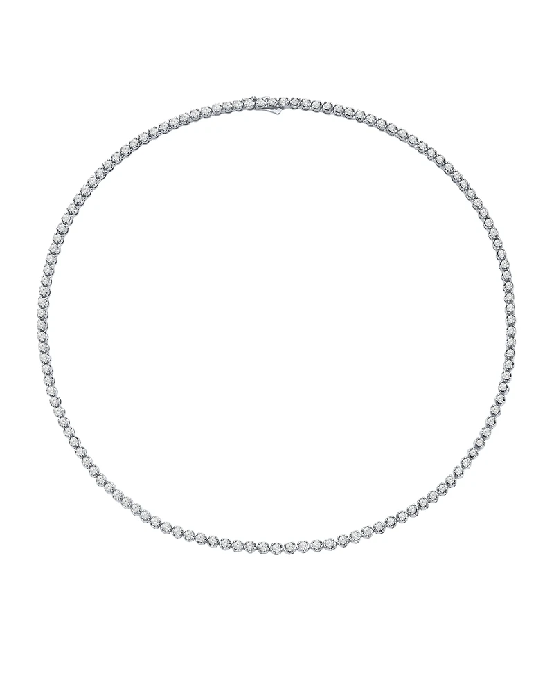 Diamond 20" Tennis Necklace (10 ct. t.w.) in 10k White Gold