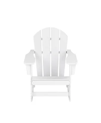 WestinTrends Outdoor Patio Porch Rocking Adirondack Chair
