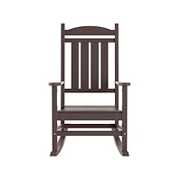All-Weather Outdoor Patio Poly Classic Porch Rocking Chair (Set of 2)