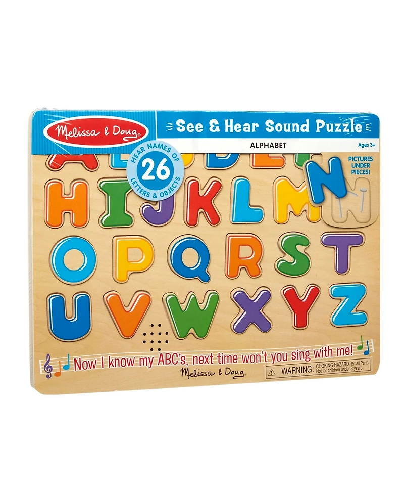 Melissa and Doug Kids Toy, Alphabet Sound Puzzle