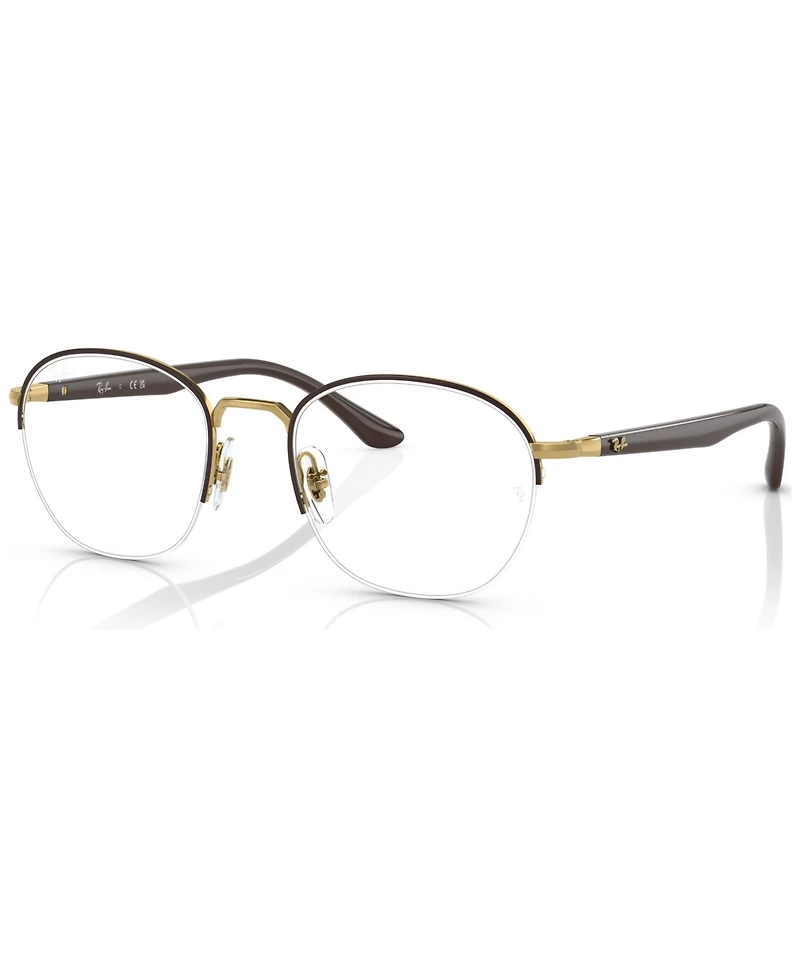 Ray-Ban Unisex Square Eyeglasses, RX648750-o