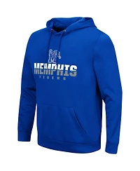 Men's Colosseum Royal Memphis Tigers Lantern Pullover Hoodie