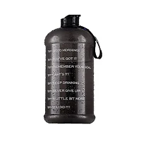 Zulay Kitchen 1 Gallon Water Bottle with Times to Drink (128oz) – Motivational Time Reader Large Jug
