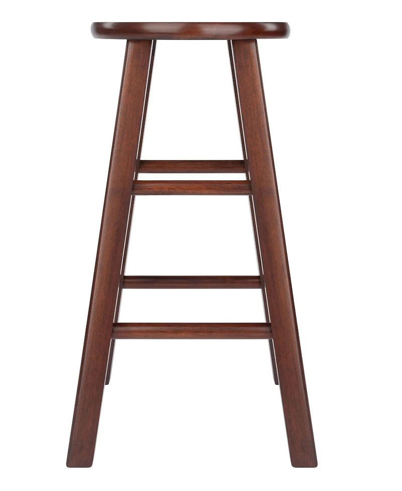 Winsome Element 2-Piece Wood Counter Stool Set