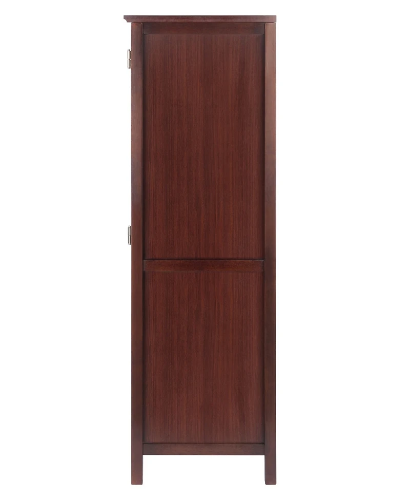 Winsome Brooke Jelly 47.44" Wood 3-Section Cupboard