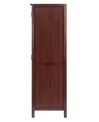 Winsome Brooke Jelly 47.44" Wood 3-Section Cupboard