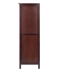 Winsome Brooke Jelly 47.44" Wood 4-Section Wine Storage Cupboard