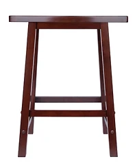 Winsome Katashi 23.78" Wood Fan Shape Counter Stool