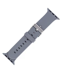 WITHit Gray Smooth Silicone Band designed for Apple Watch 42mm (Series 10) & 38/40/41mm