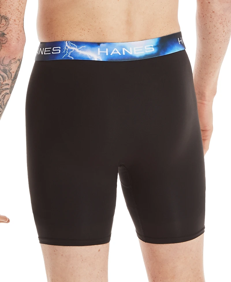 Hanes Men's Classics Ultimate X-Temp 4-Pk. Moisture-Wicking Mesh Boxer Briefs