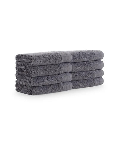 Aston and Arden Anatolia Turkish Washcloths (8 Pack), 13x13, 600 Gsm, Woven Linen-Inspired Dobby, Ring Spun Combed Cotton, Low Twist