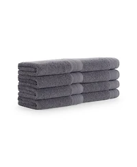 Aston and Arden Anatolia Turkish Washcloths (8 Pack), 13x13, 600 Gsm, Woven Linen-Inspired Dobby, Ring Spun Combed Cotton, Low Twist