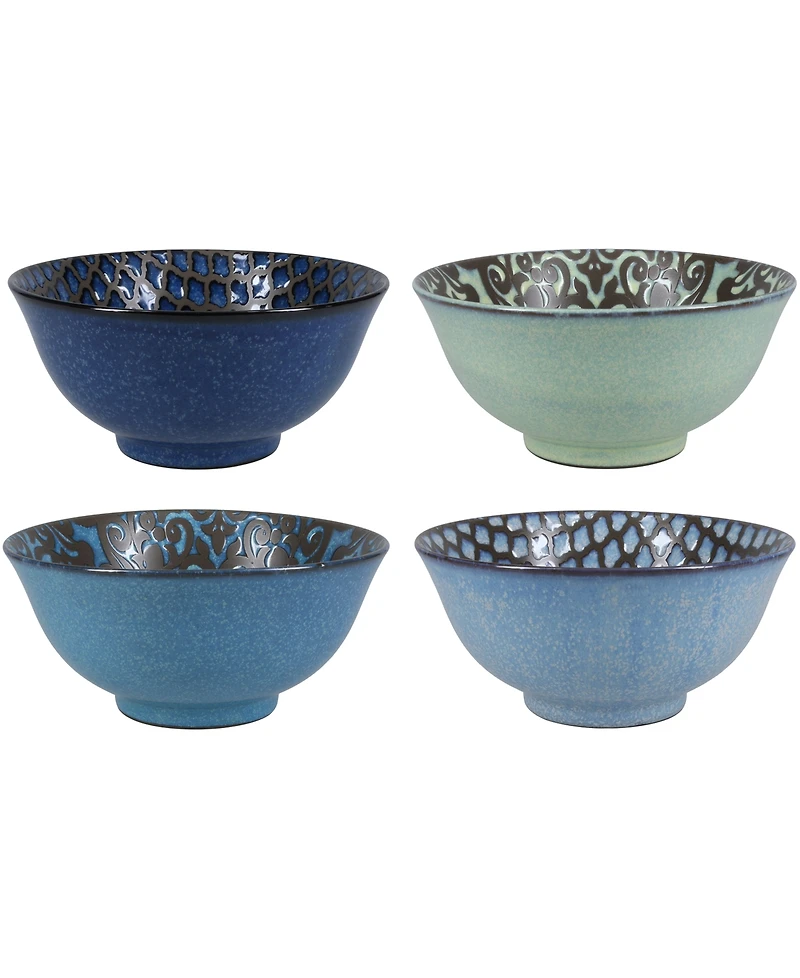 Bia Cordon Bleu Four Dinner Bowls, 9.5"