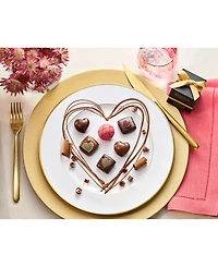 Le Vian Godiva x Le Vian Strawberry and Chocolate Heart Pendant Necklace Featuring Passion Ruby (3/4 ct. t.w.) & Chocolate Diamond (1/10 ct. t.w.) in