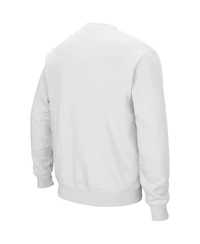 Colosseum Men's Michigan Wolverines Arch & Logo Crew Neck Sweatshirt