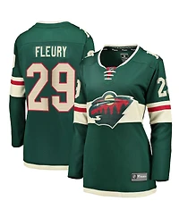 Women's Fanatics Marc-Andre Fleury Green Minnesota Wild Home Premier Breakaway Player Jersey