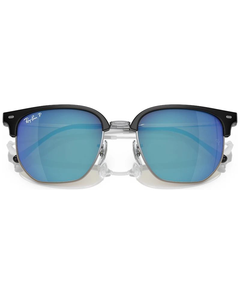 Ray-Ban Unisex New Clubmaster 51 Polarized Sunglasses, RB441651-zp