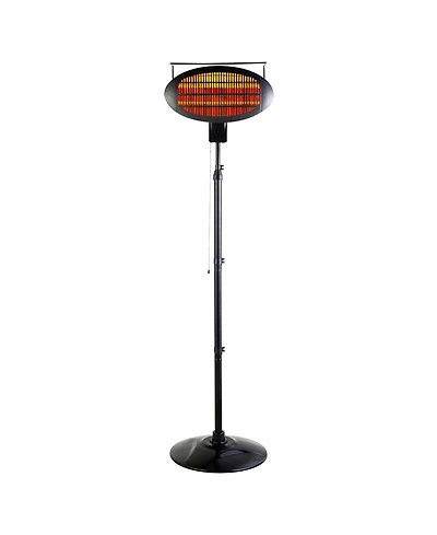 Optimus Garage-Outdoor Floor Standing Infrared Patio Heater with Remote