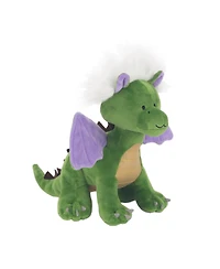 Lambs Ivy Dragon Plush Green/Purple Stuffed Animal Toy - Gus