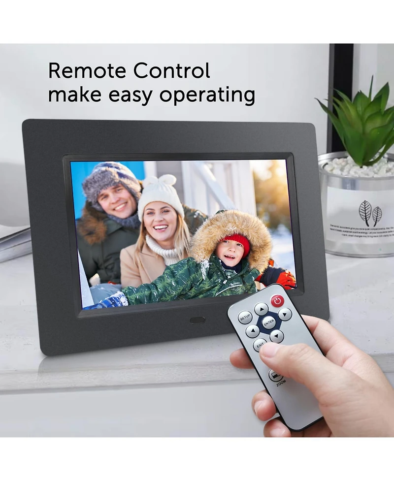 Eco4Life 7" Digital Photo Frame with Remote Control