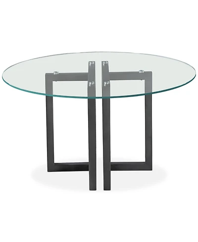 Emila Round Glass Dining Table, Created for Macy's